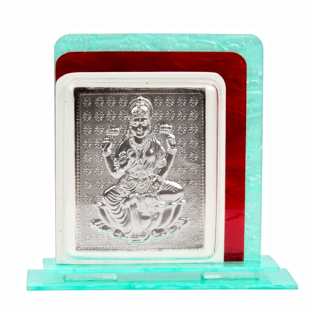 acrylic-frame-of-silver-plated-laxmi