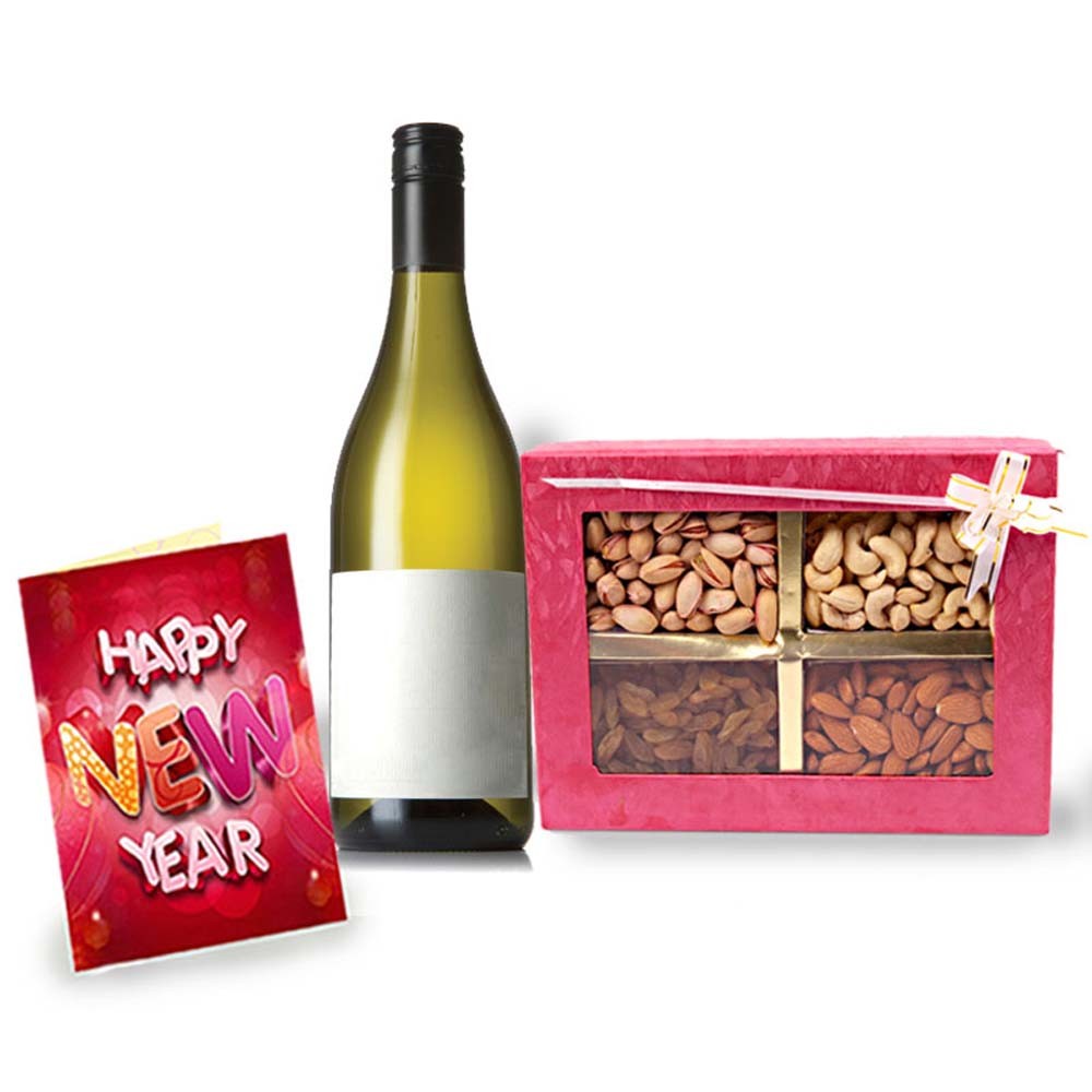 wine-with-new-year-greeting-card-and-assorted-dry-fruits