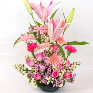 Exotic Lilies and Carnations Arrangement