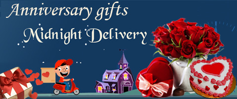 Midnight Anniversary Delivery To Goa