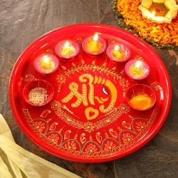 Diwali Pooja Thali