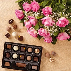 Flowers with Chocolates