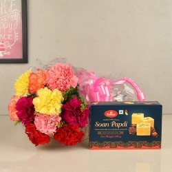 Flowers with Sweets