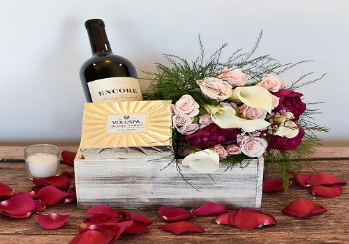 Flowers with Wine