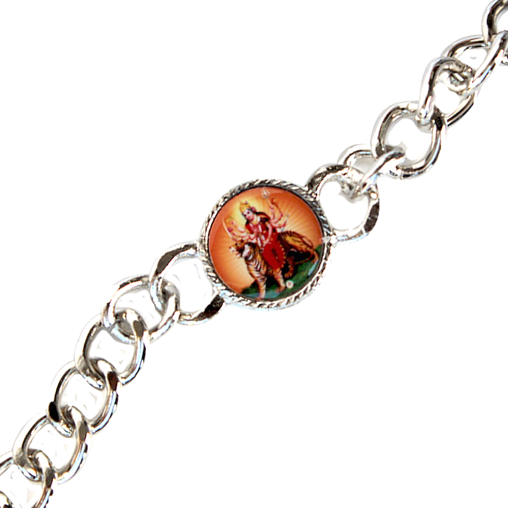 Buy Jangra Shivaji Maharaj Kada Bracelet For Men Free Size Gold Plated at  Amazon.in