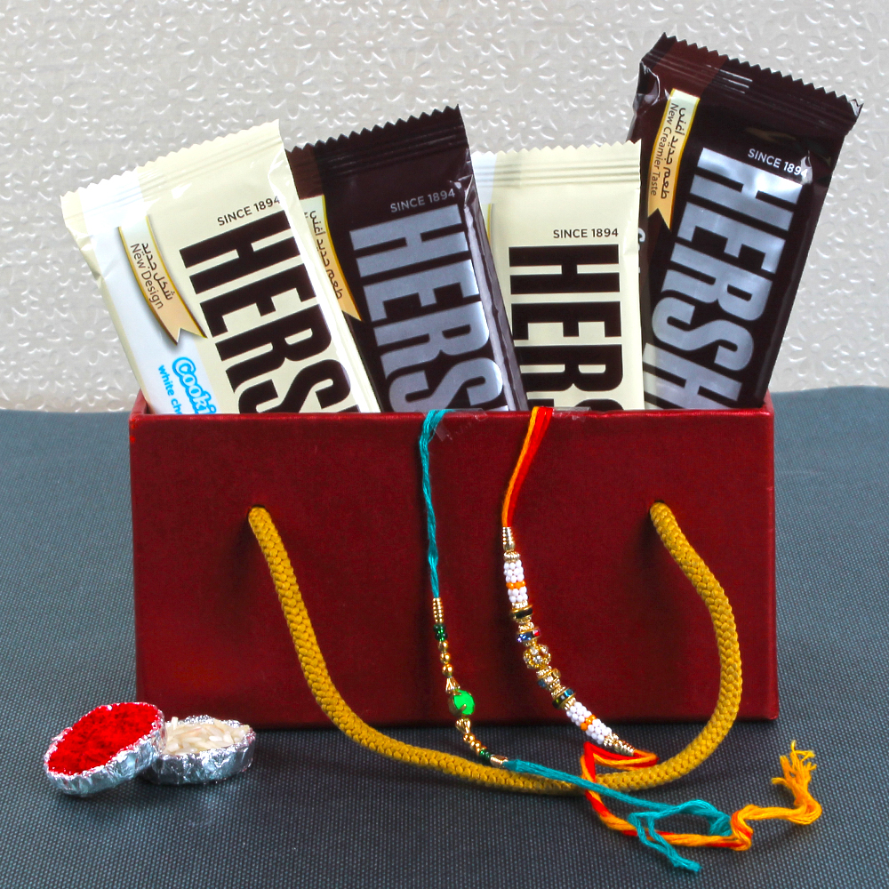 Hersheys Chocolate with Rakhi Combo