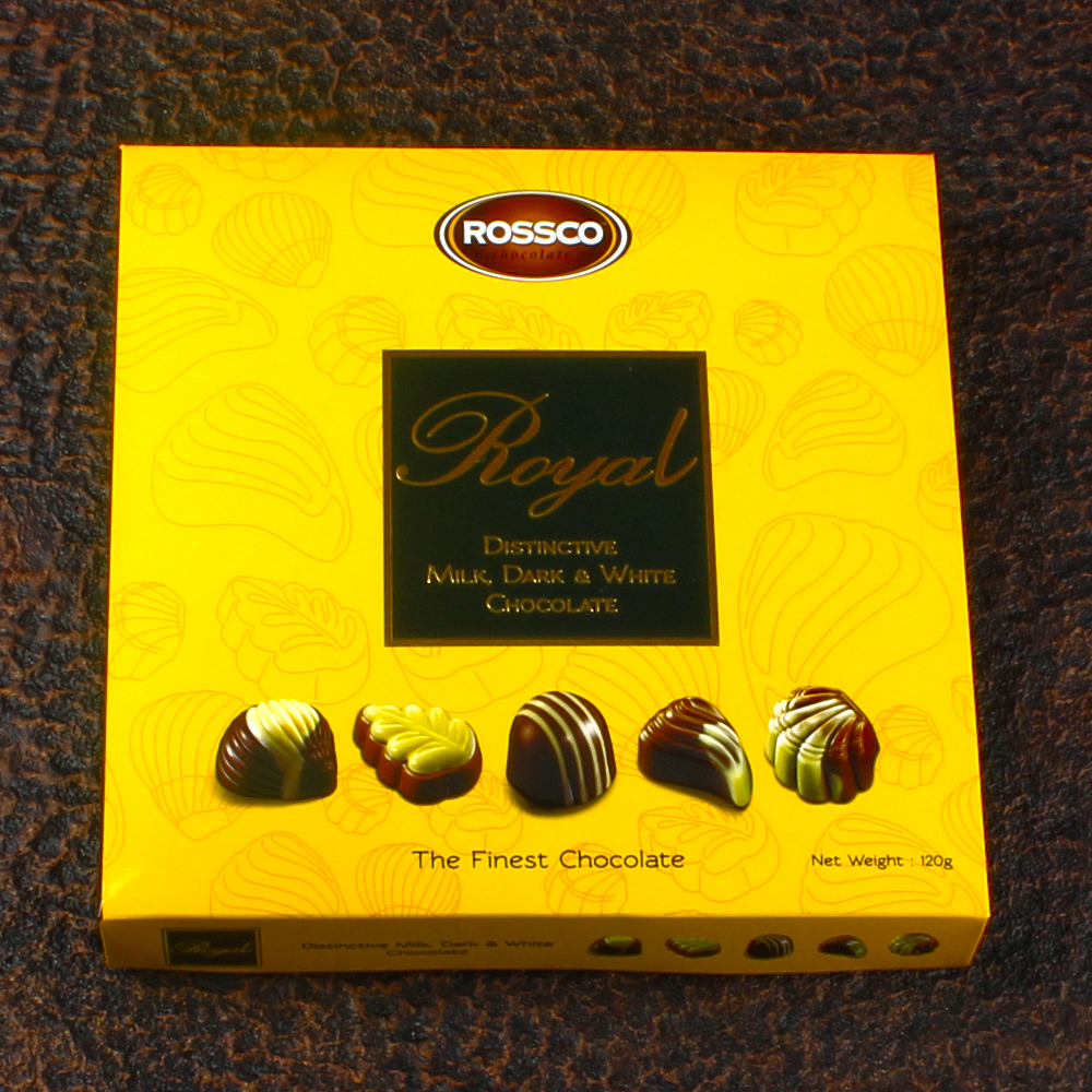 Rakhi with Rosscco Royal Chocolates