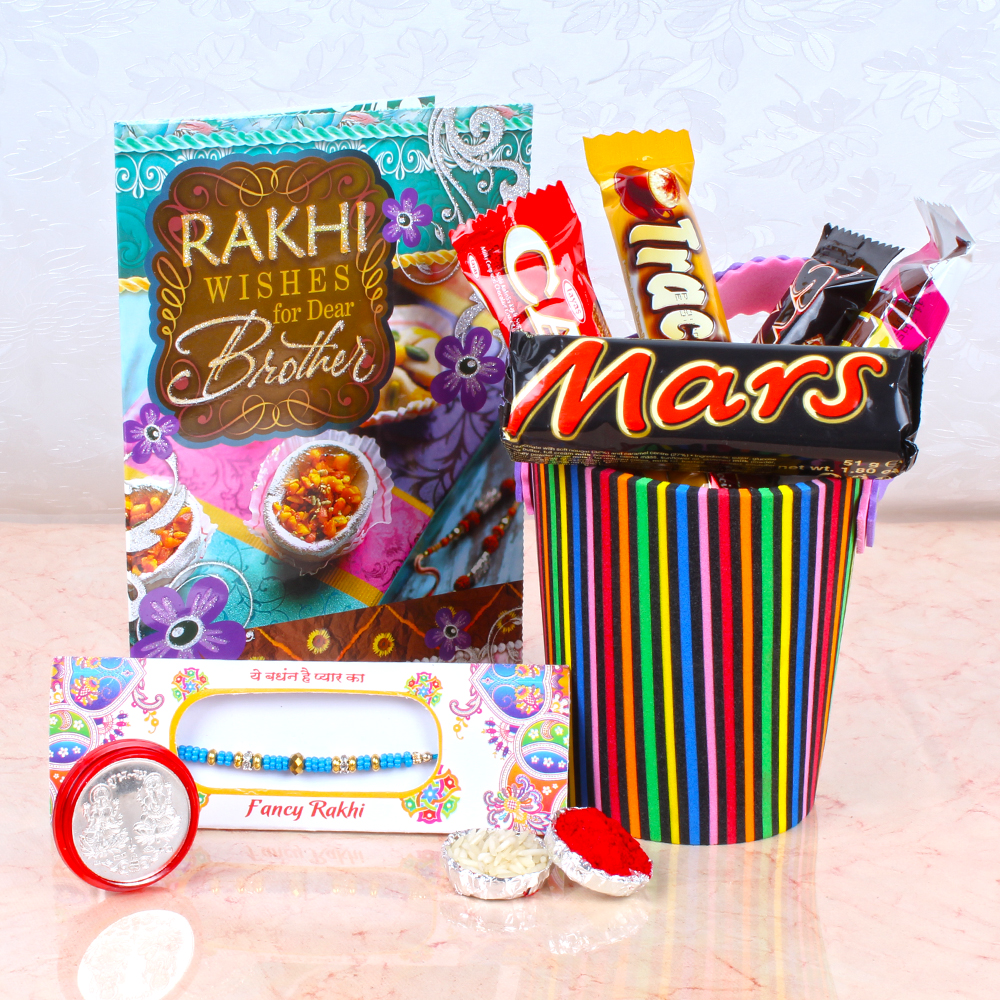 Rakhi Gift of Choco Eva Basket