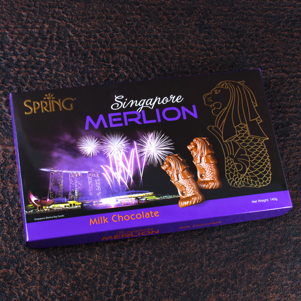 Rakhi Gift of Spring Merlion Milk Chocolates