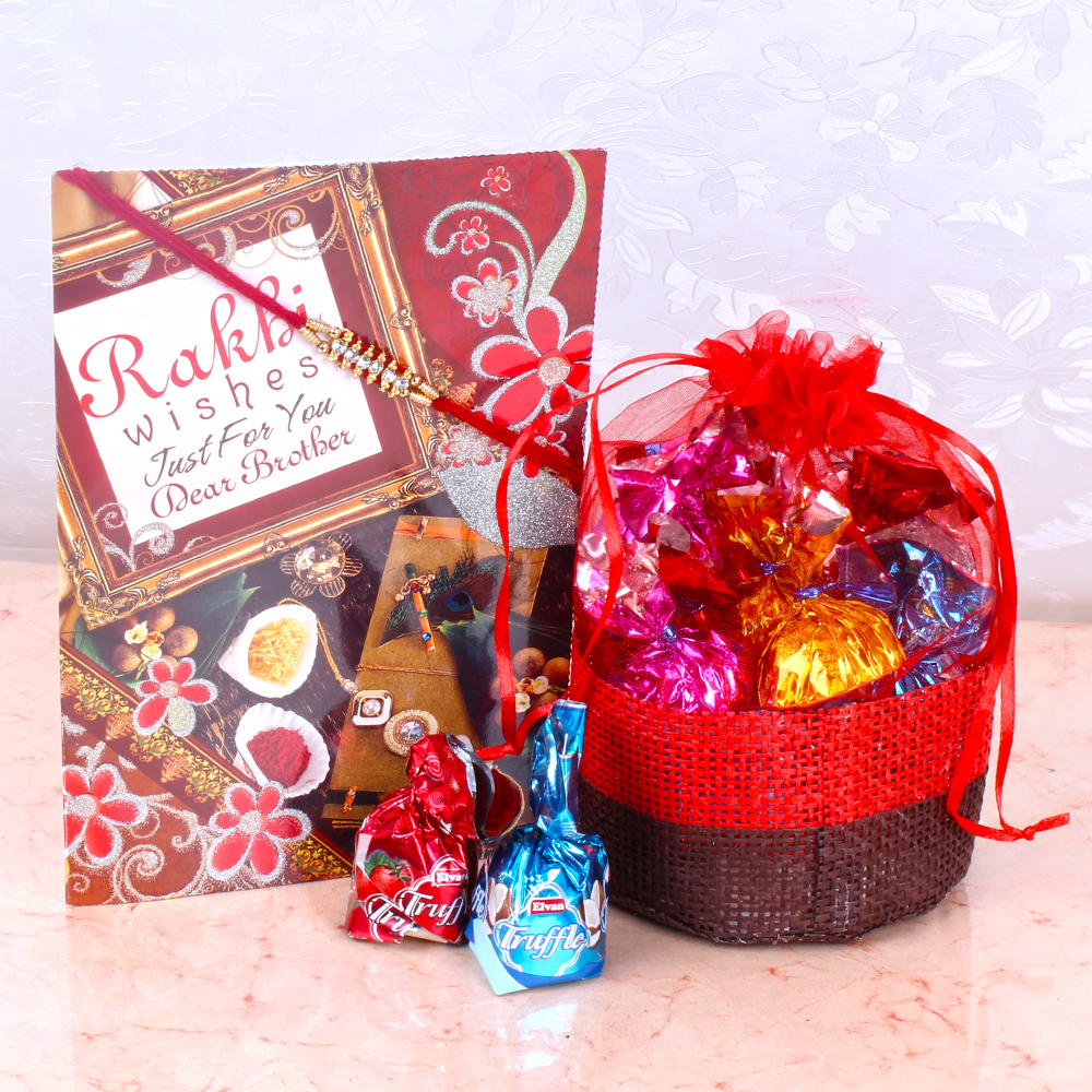 Rakhi with Yummy Chocolates