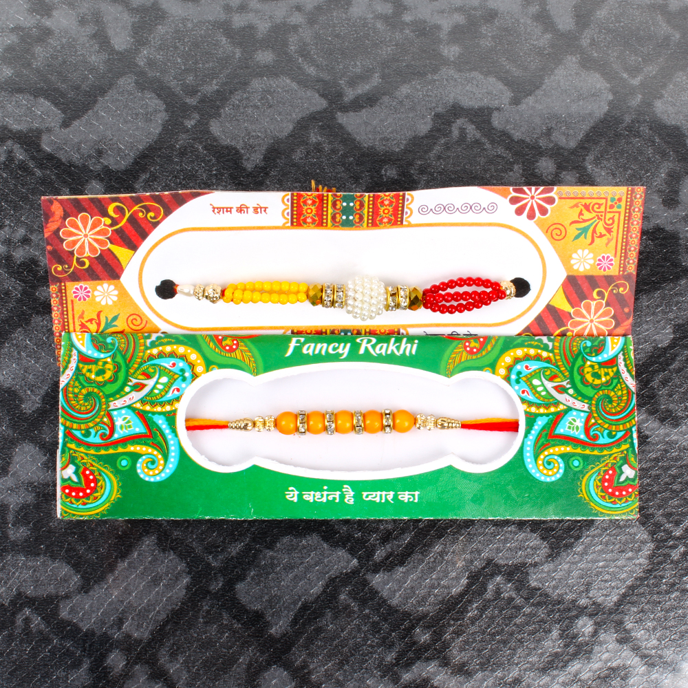 Raksha Bandhan Greeting card with Cookies combo