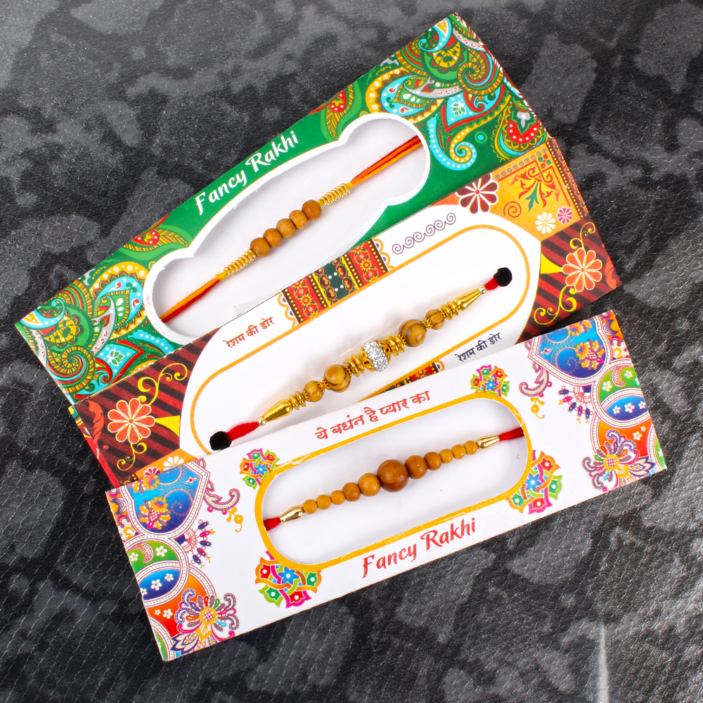 Rakhi Hamper of Pineapple Cookies with Free Greeting Card