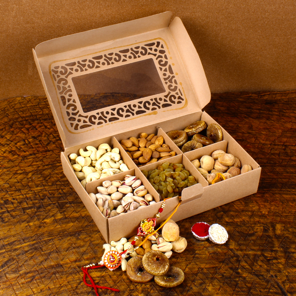 Exclusive Dry Fruits with Rakhi