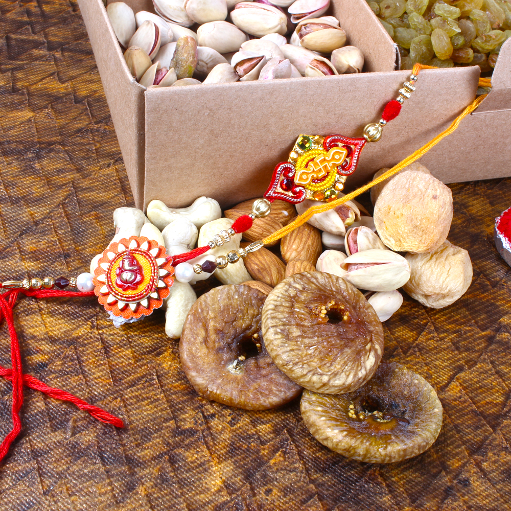 Exclusive Dry Fruits with Rakhi