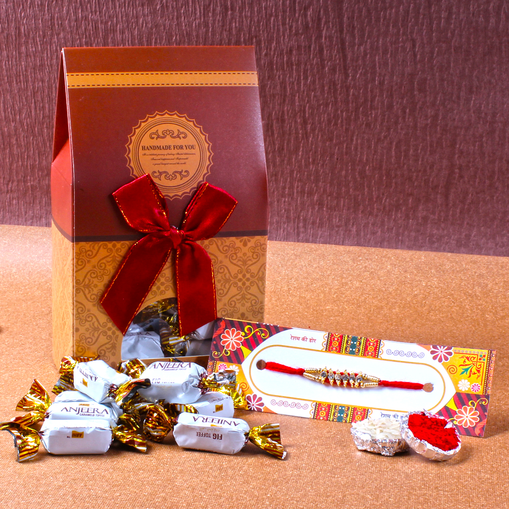 Rakhi Gift of Anjeer Toffee