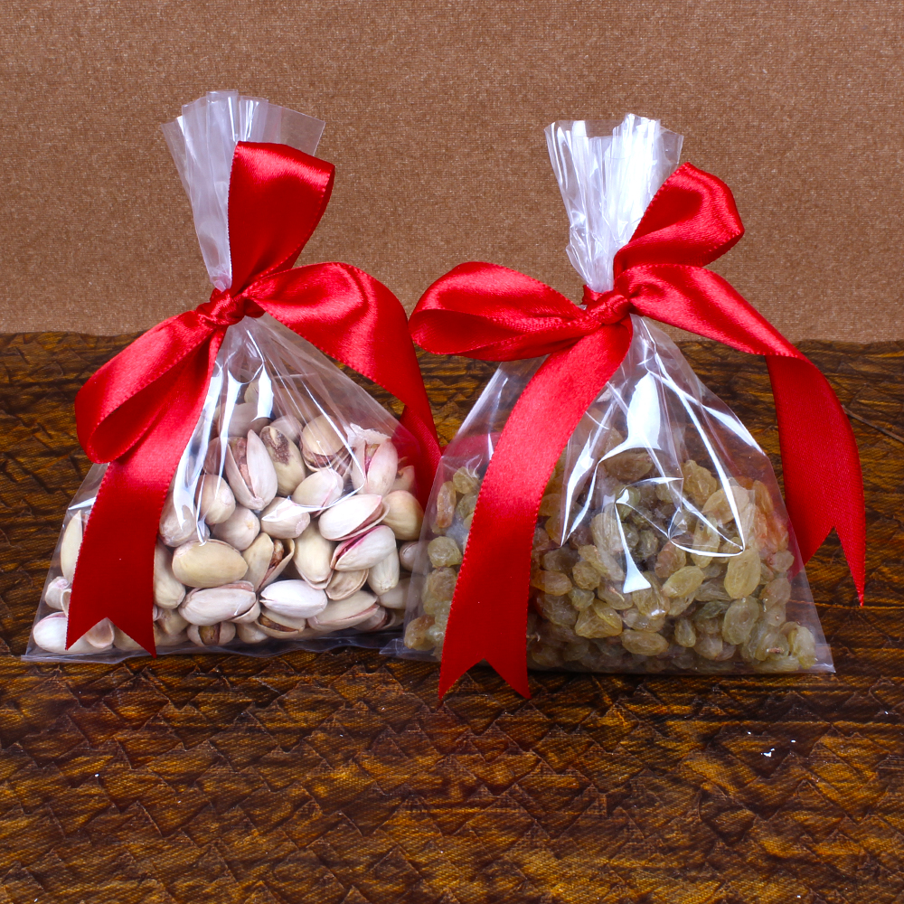 Pistachio Nut and Raisins Gift for Rakhi