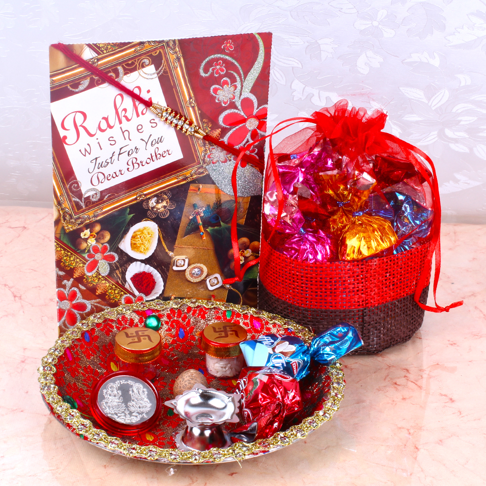 haldirams assortment rakhi gift basket Delivery in Kolkata   KolkataOnlineFlorists
