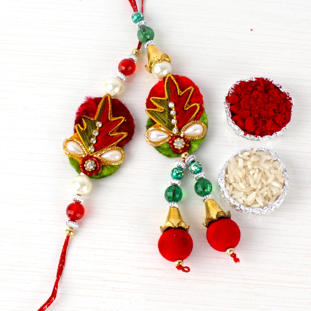 Lovely Rakhi For Bhaiya Bhabhi