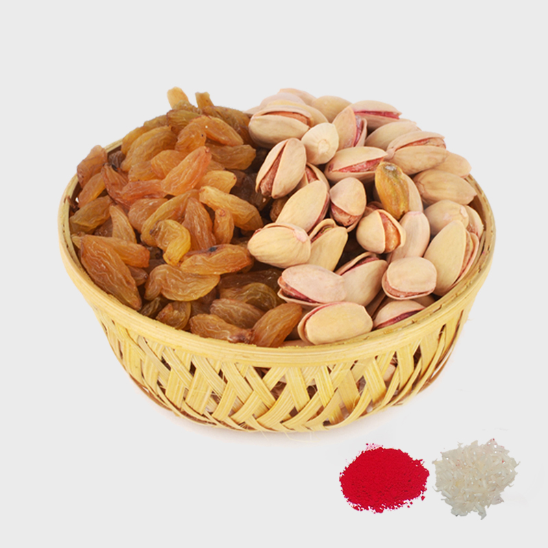 Raisin and Pistachio Basket for Bhaidooj