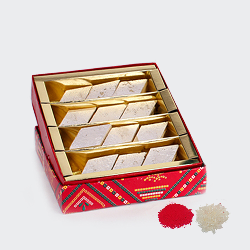 Exclusive Bhaidooj Kaju Katli Box