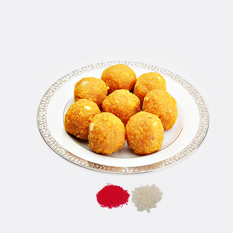 1 Kg Boondi Ladoo Bhaidooj Combo