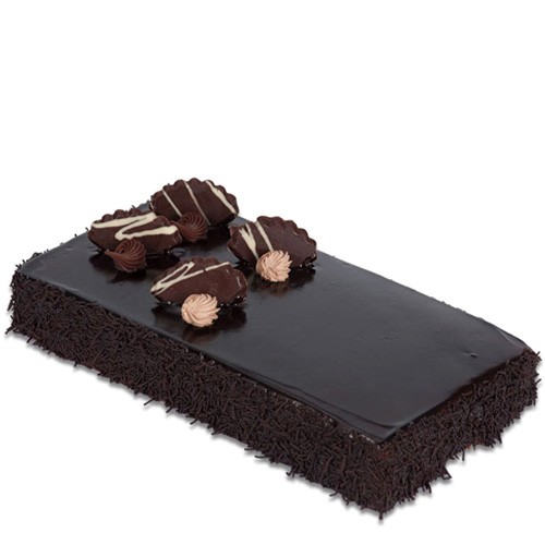 Square Truffle Chocolate Cake