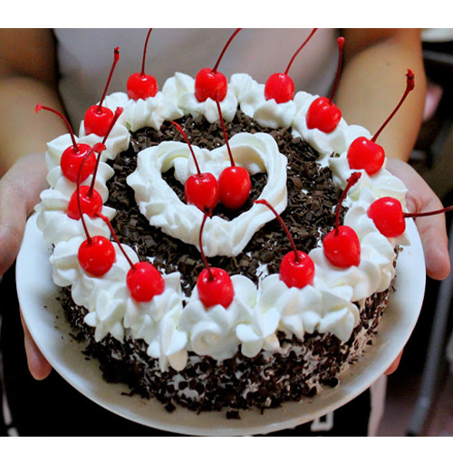 Small Black Forest Cherry Cake