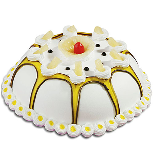 Dom Shape Pineapple Cake