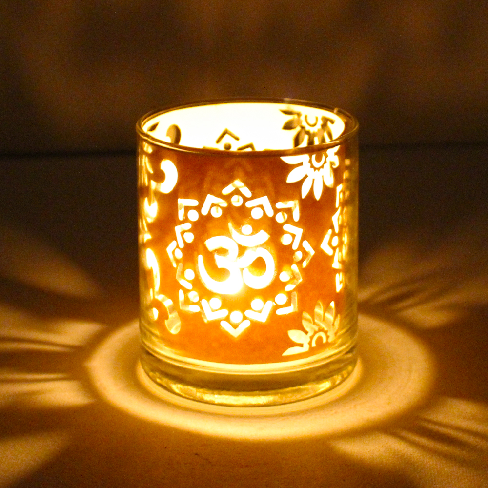 OM Design Shadow Glass Diya