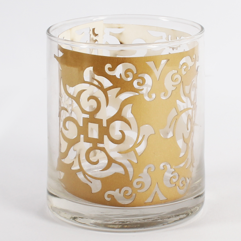 Floral Designer Shadow Glass Diya