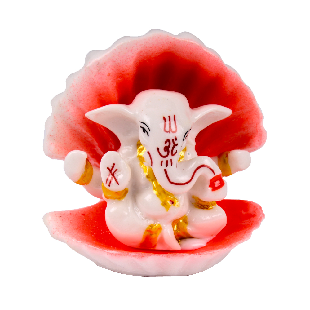 Shell Covered Ganesha Idol