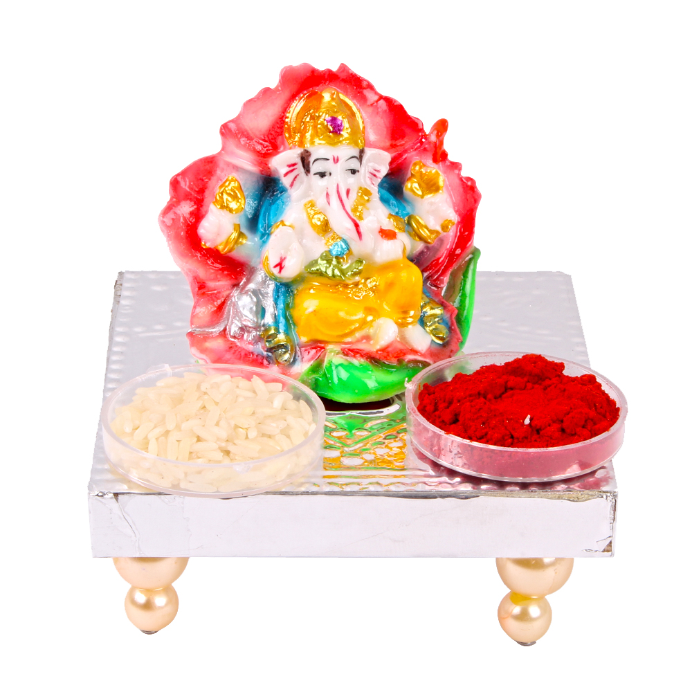 Floral Lord Ganesha Idol