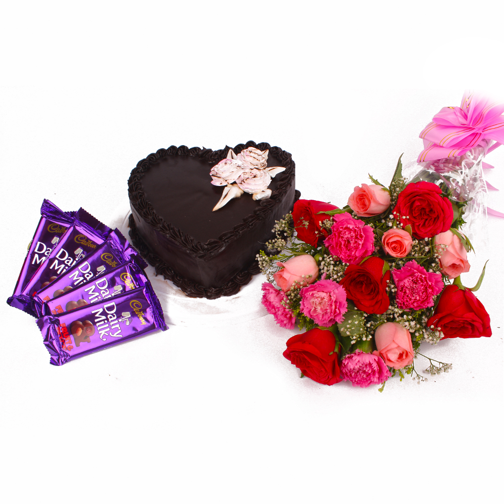 Enjoy Chocolately Day with Fresh Flowers