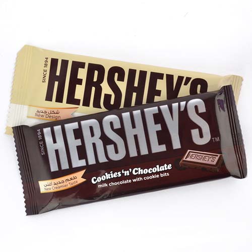2 Bars of Hershey's Chocolate