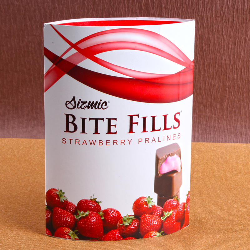 Sizmic Bite Fills Strawberry Pralines