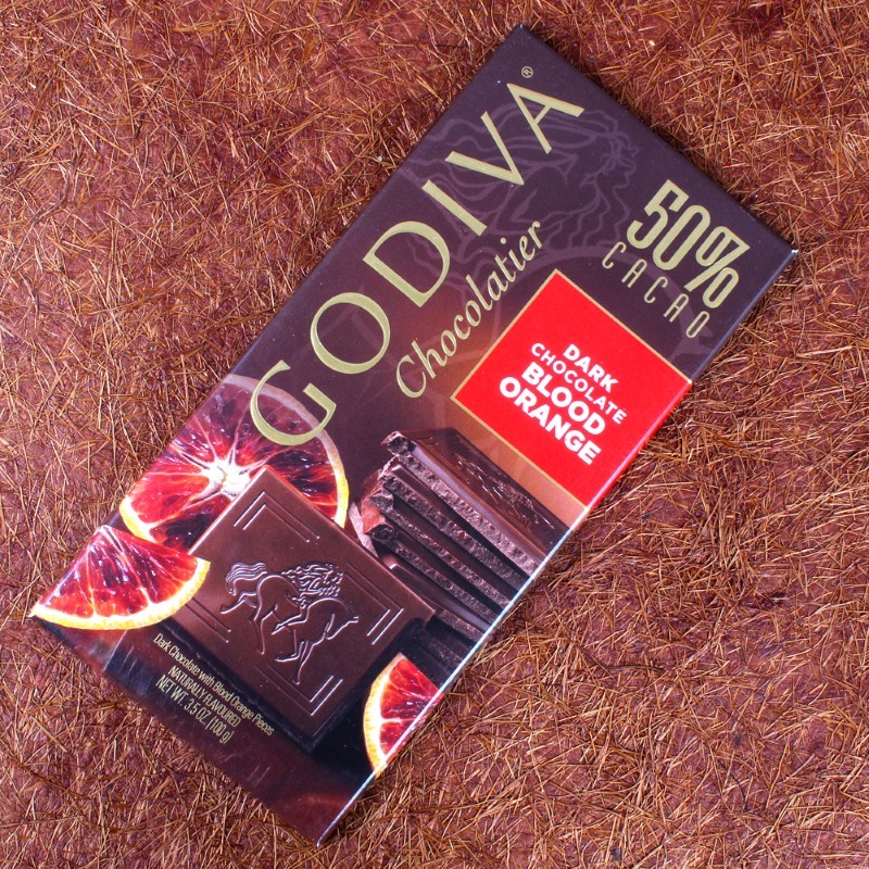 Godiva Chocolatier Blood Orange 50% Cacao Dark Chocolate