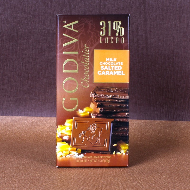 Godiva Chocolatier 31% Cacao Salted Caramel Milk Chocolate