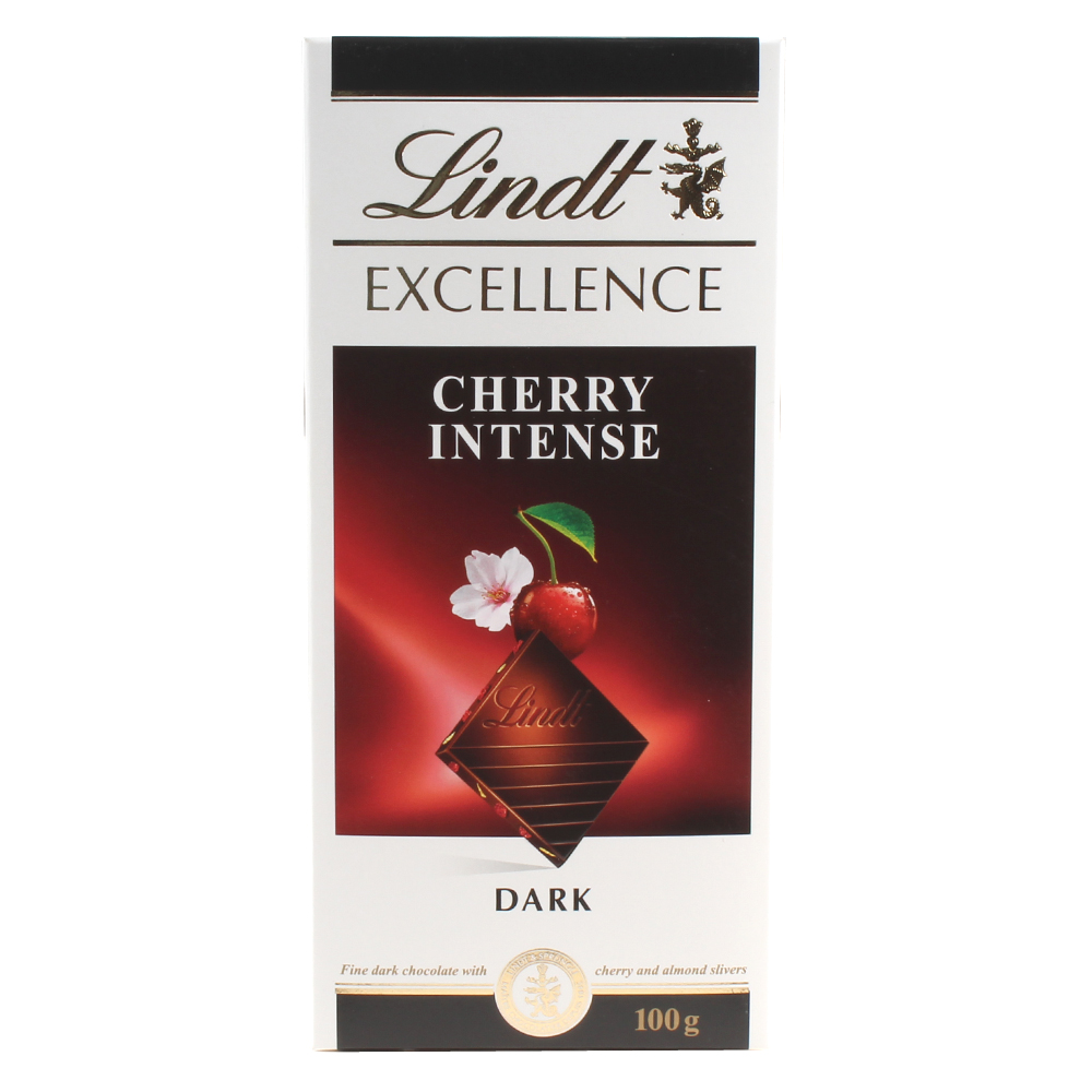 Lindt Excellence Dark Cherry Intense Chocolate