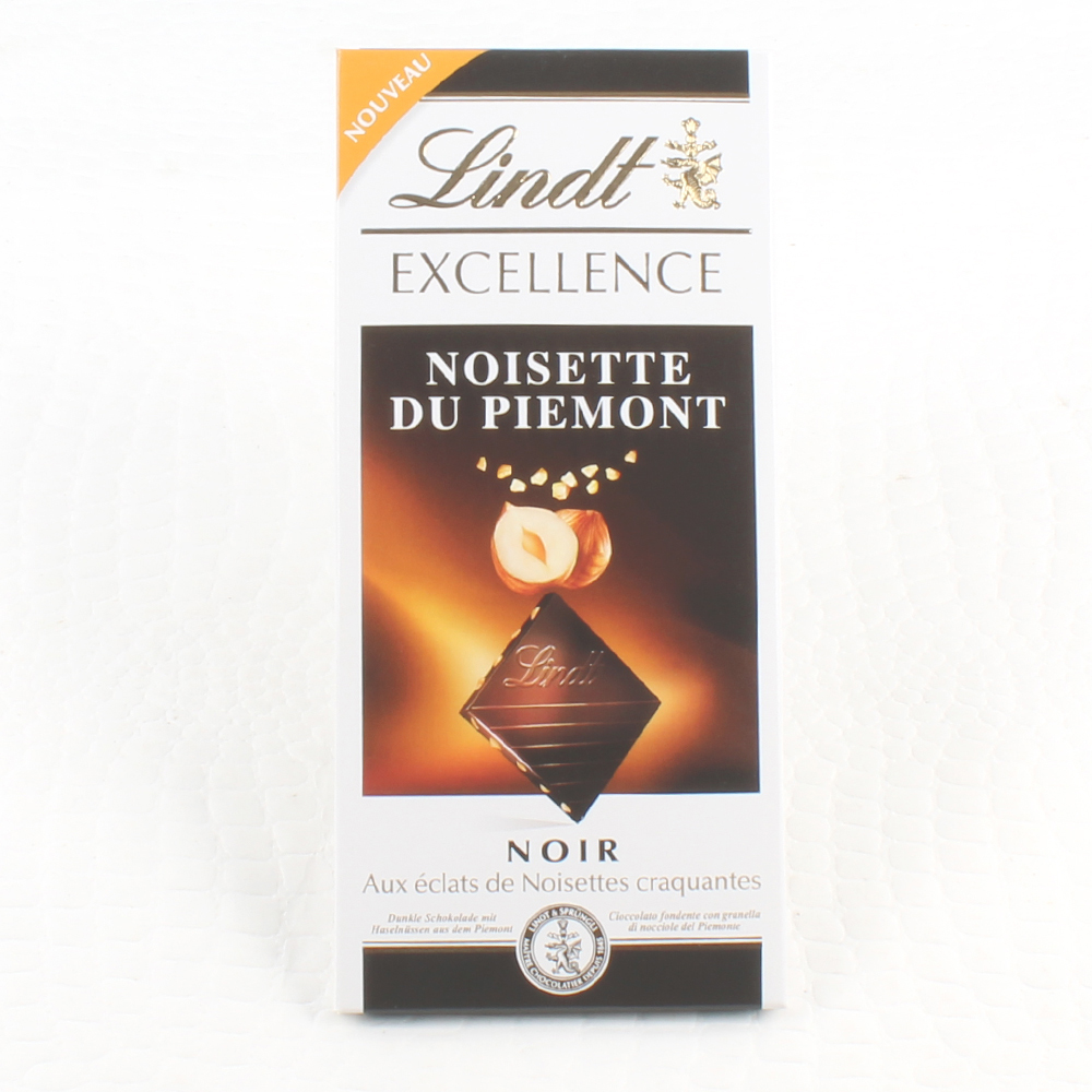 Lindt Excellence Noir Noisette du Piemont Chocolate