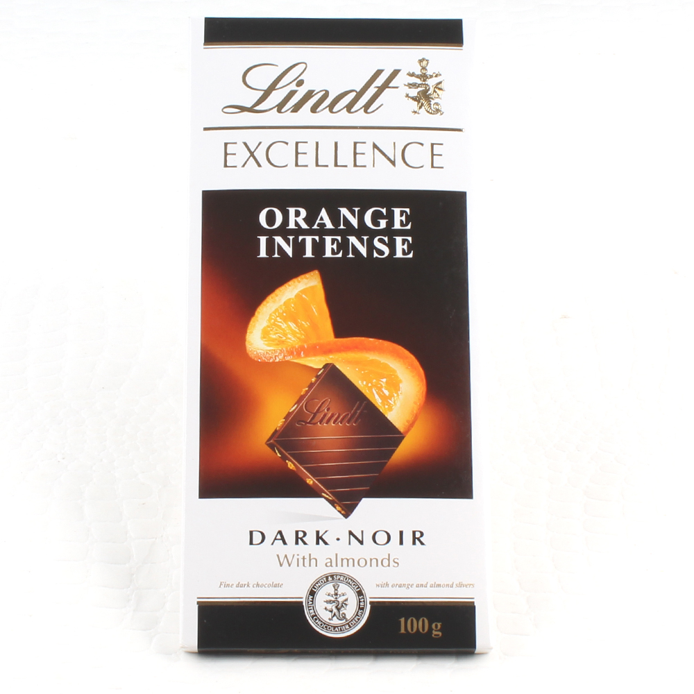 Lindt Excellence Orange Intense Chocolate