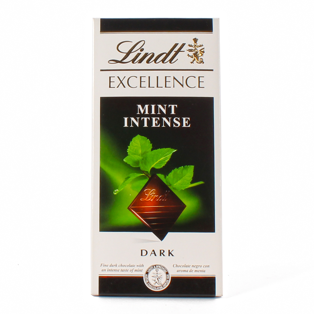 Lindt Excellence Dark Mint Intense Chocolate