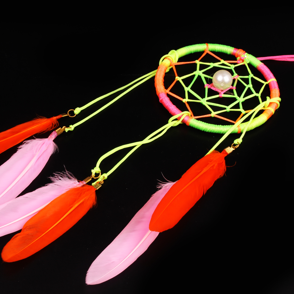 Multi Color Neon Dream Catcher