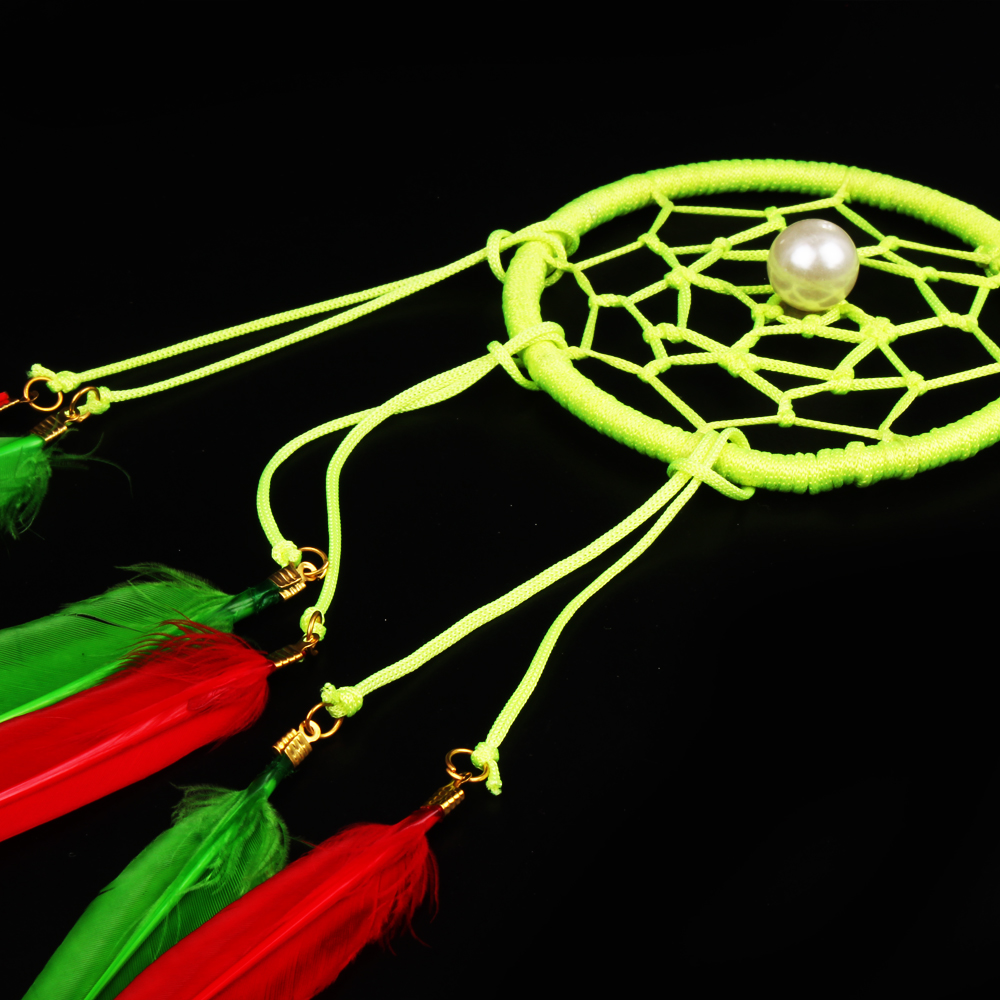 Neon Green Rooh Wellness Dream Catcher