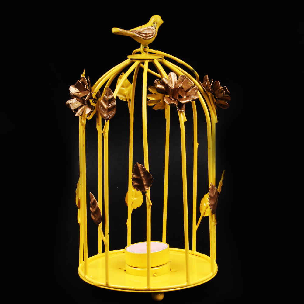 Happy Birthday Gift of Dom Shape Bird Cage with Birthday Ballon and Lavista Chocolate