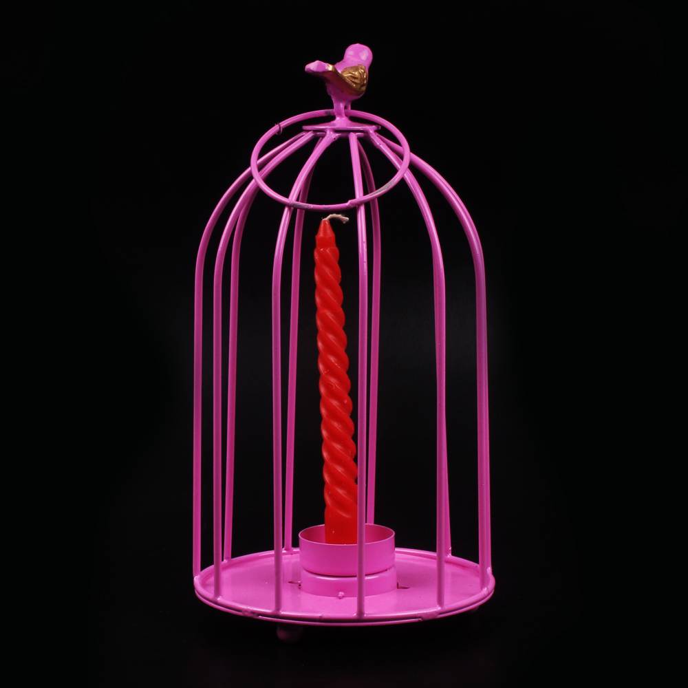 Hanging Bird Cage with Auston Fruit & Nut Chocolate and Long Candle