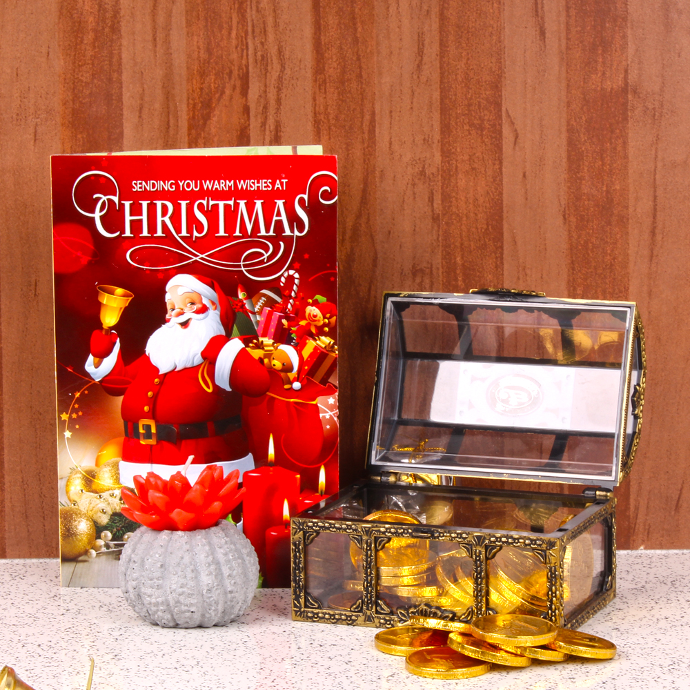 Gold Coin Chocolates Christmas Combo