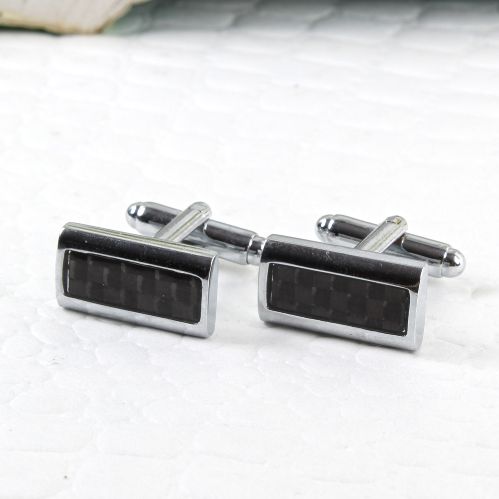 Formal Ractangle Patterned Cufflinks