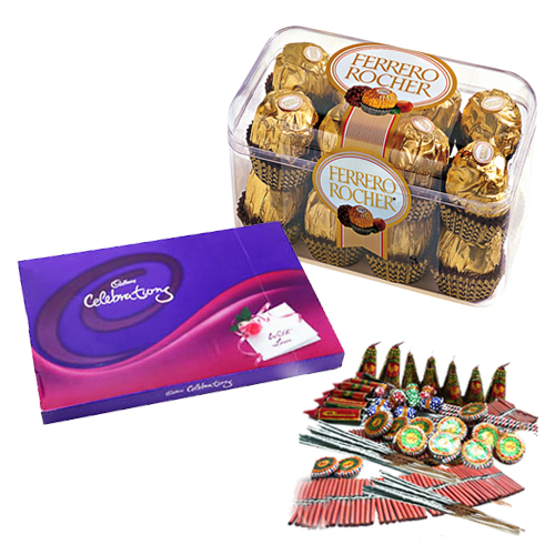 Diwali Crackers and Chocolates Combo