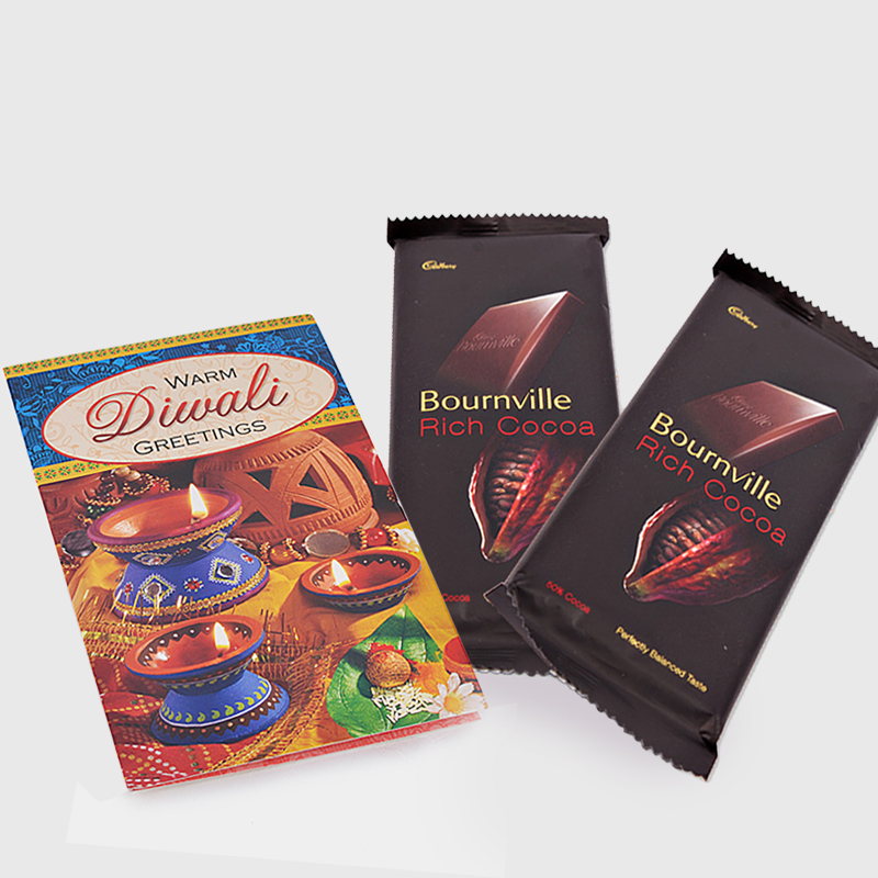 Cadbury Bournville with Diwali Card