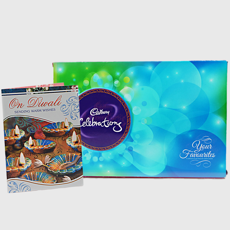 Cadbury Celebration Chocolate Box with Diwali Card